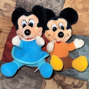 Vintage 1984 Minnie Mouse Mickey’s Christmas Carol Minnie & Mickey EUC